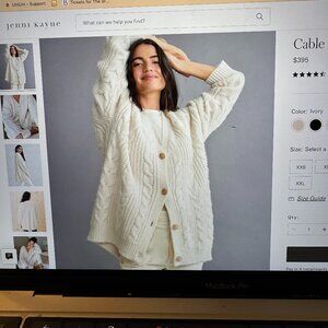 Jenni Kayne cable knit sweater